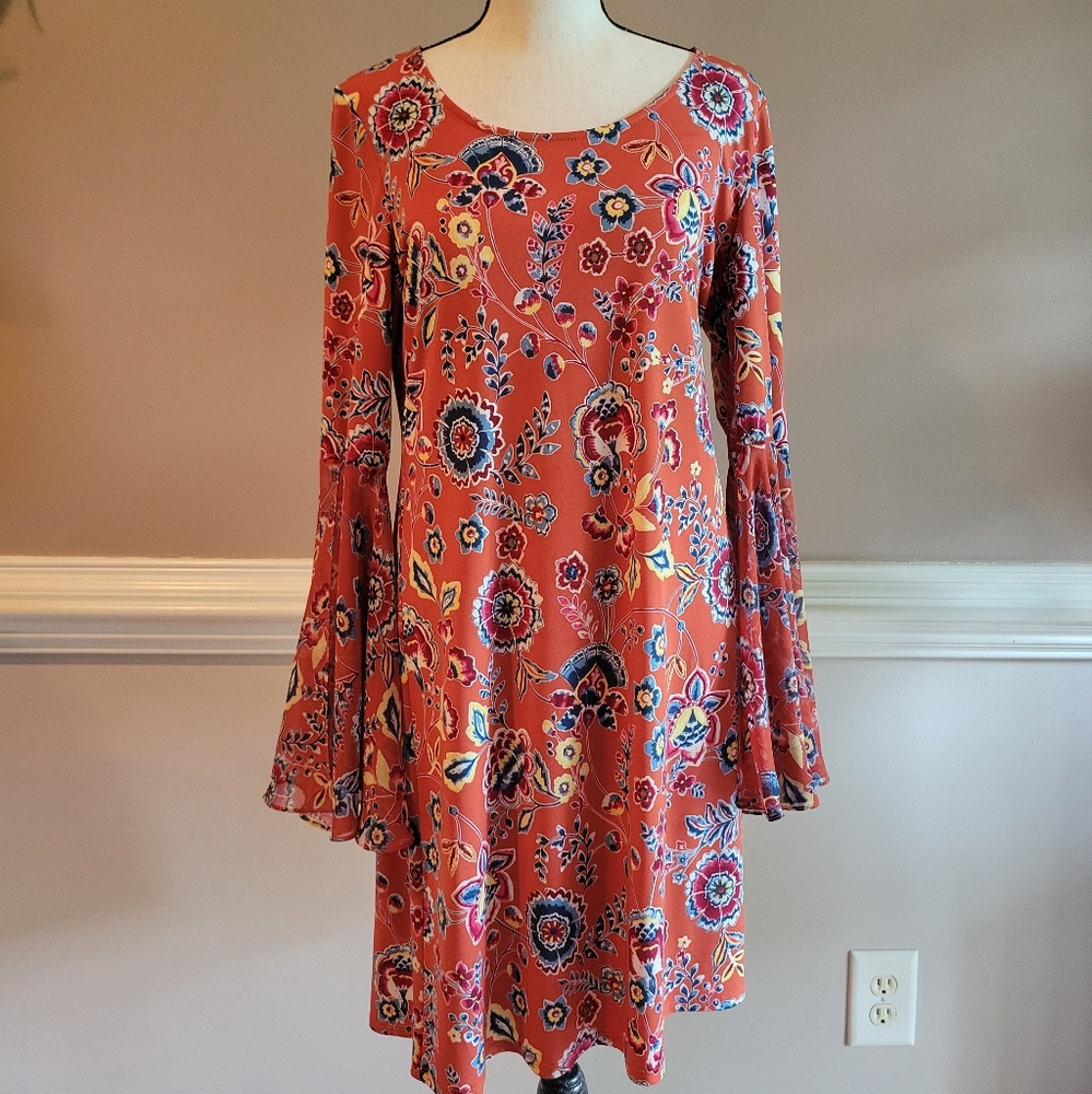 Floral Long Sleeve Dress